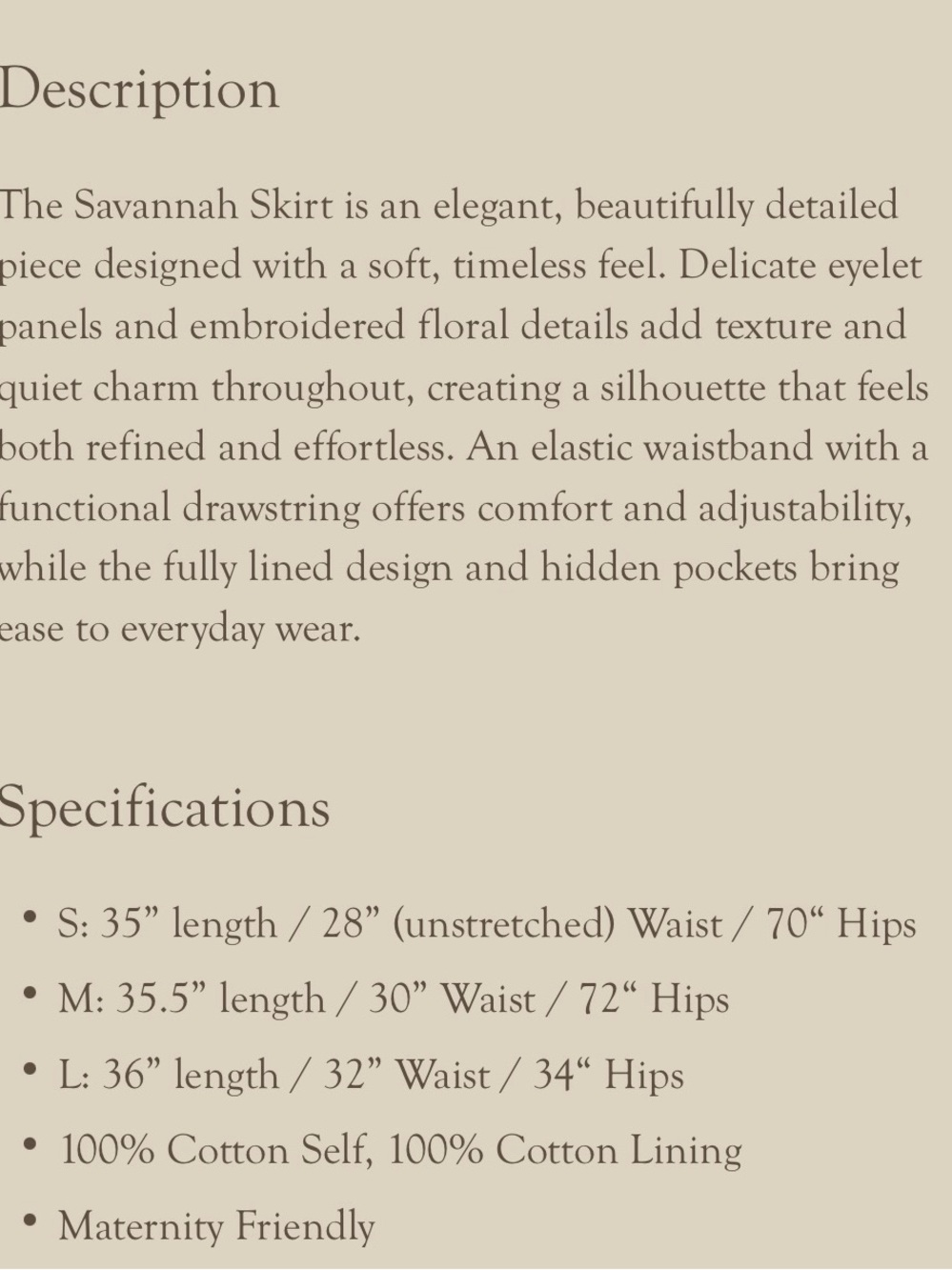 Neuflora Savannah Skirt - Picture 4 of 4